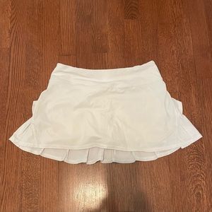 Lululemon White Tennis Skirt